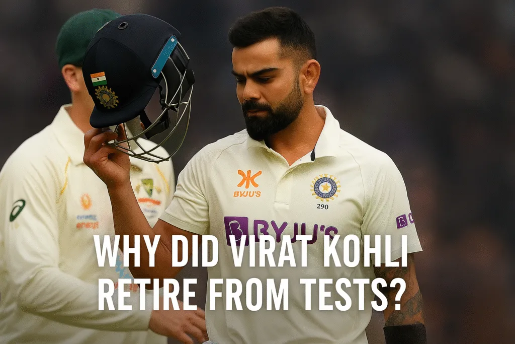 Why did virat kohli retire from test